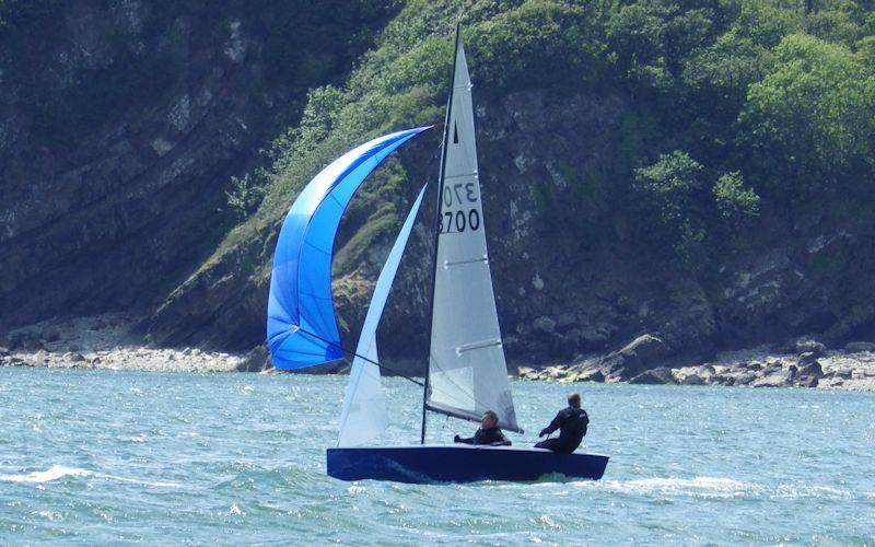 Rob Kennaugh and Andrew Prosser win the 47th Coppet Week Regatta at Saundersfoot photo copyright Ray Smith taken at Saundersfoot Sailing Club and featuring the Merlin Rocket class
