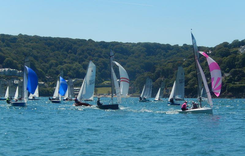 Day 3's afternoon race during Salcombe Gin Merlin Rocket Week 2019 photo copyright Malcolm Mackley taken at Salcombe Yacht Club and featuring the Merlin Rocket class