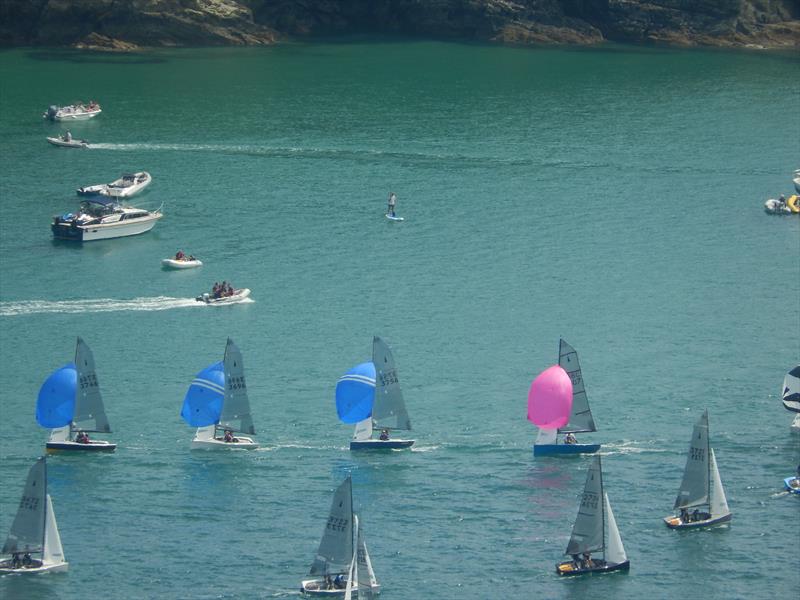 Salcombe Gin Merlin Rocket Week 2019 day 4 afternoon race photo copyright Malcolm Mackley taken at Salcombe Yacht Club and featuring the Merlin Rocket class