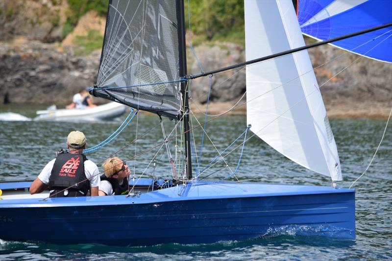 Salcombe Gin Merlin Rocket Week 2019 day 4 photo copyright Tim Fells taken at Salcombe Yacht Club and featuring the Merlin Rocket class