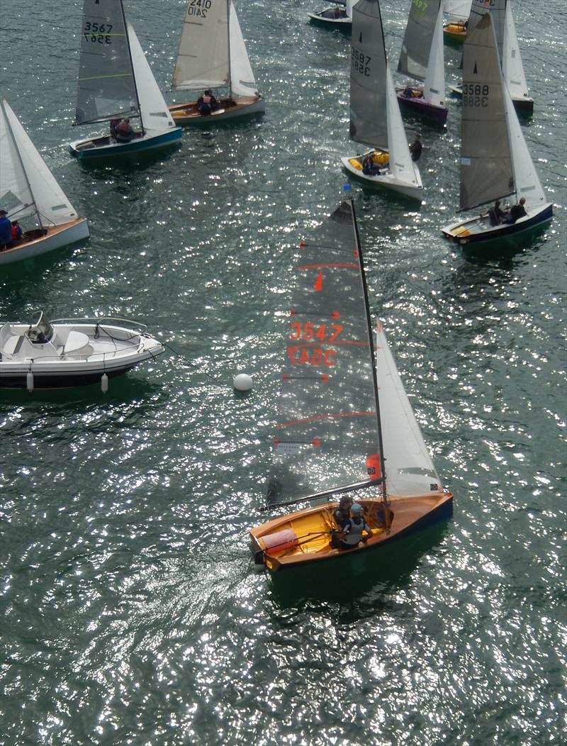Salcombe Gin Merlin Rocket Week 2019 day 5 morning race photo copyright Malcolm Mackley taken at Salcombe Yacht Club and featuring the Merlin Rocket class