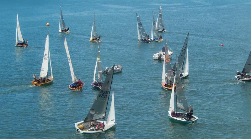 Salcombe Gin Merlin Rocket Week 2019 day 5 morning race photo copyright Malcolm Mackley taken at Salcombe Yacht Club and featuring the Merlin Rocket class