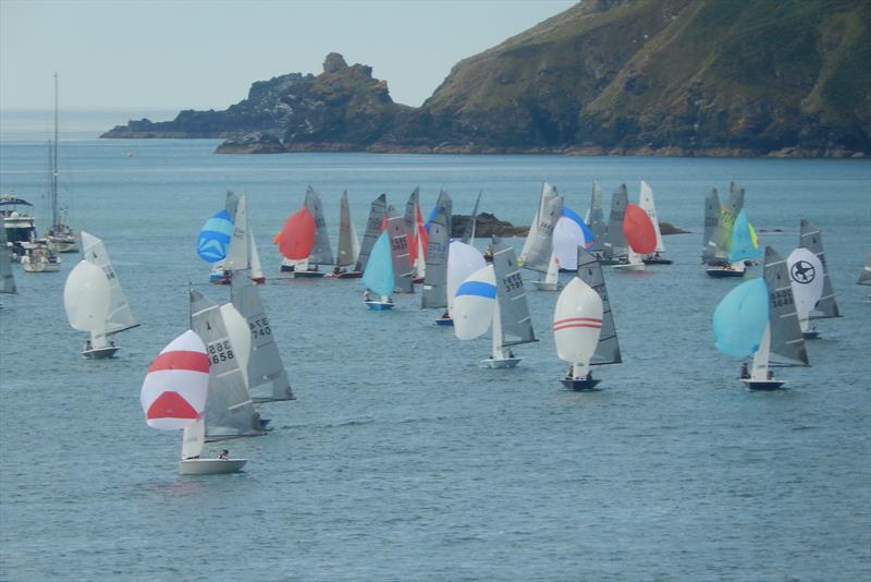 Salcombe Gin Merlin Rocket Week 2019 day 5 morning race photo copyright Malcolm Mackley taken at Salcombe Yacht Club and featuring the Merlin Rocket class