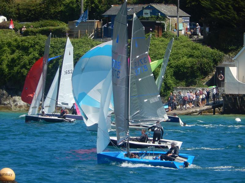 Salcombe Gin Merlin Rocket Week 2019 day 5 afternoon race photo copyright Malcolm Mackley taken at Salcombe Yacht Club and featuring the Merlin Rocket class