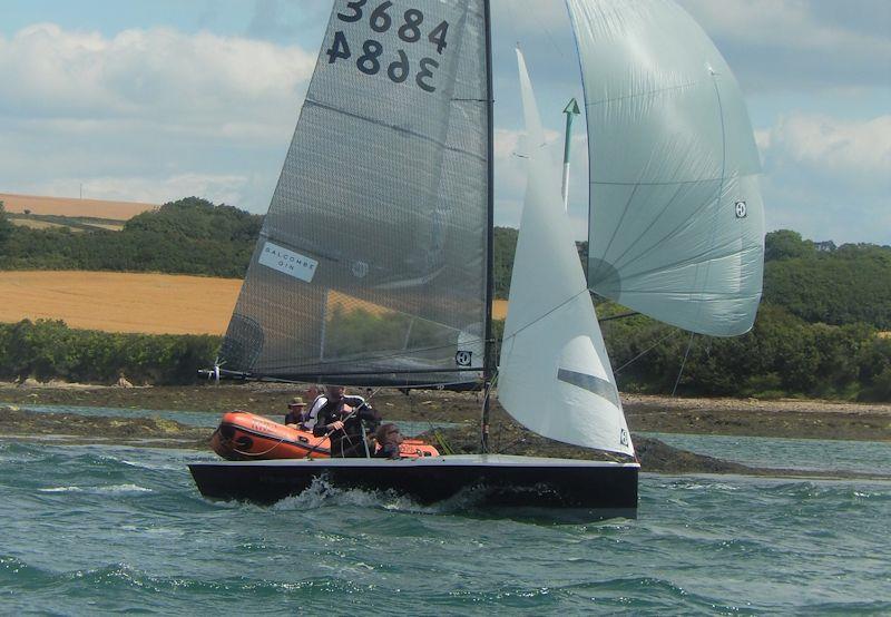 Salcombe Gin Merlin Rocket Week 2019 day 6 morning race photo copyright Malcolm Mackley taken at Salcombe Yacht Club and featuring the Merlin Rocket class