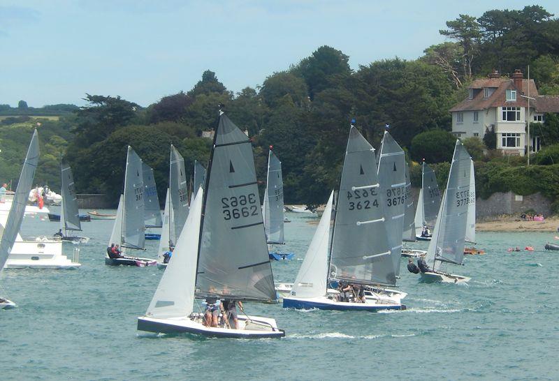Salcombe Gin Merlin Rocket Week 2019 day 6 afternoon race photo copyright Malcolm Mackley taken at Salcombe Yacht Club and featuring the Merlin Rocket class