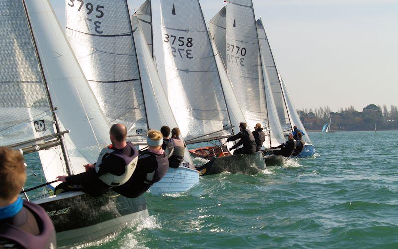 Merlins at the first Itchenor Winter Warmer of 2020 photo copyright George Yeoman taken at Itchenor Sailing Club and featuring the Merlin Rocket class