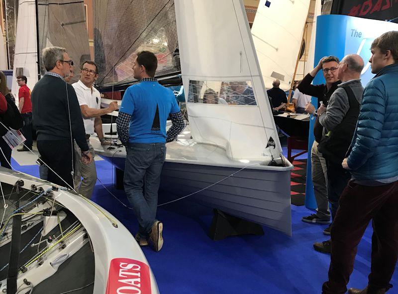 Merlin Rocket stand at the RYA Dinghy Show photo copyright MROA taken at RYA Dinghy Show and featuring the Merlin Rocket class