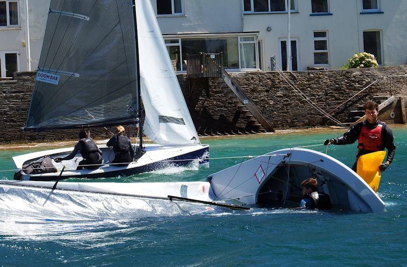 Merlin Rocket Salcombe Week 2017 photo copyright Will Loy taken at Salcombe Yacht Club and featuring the Merlin Rocket class