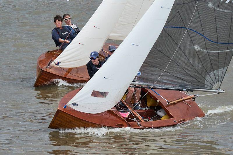 Merlin Rocket Downriver Race at Ranelagh photo copyright John Pahl taken at Ranelagh Sailing Club and featuring the Merlin Rocket class