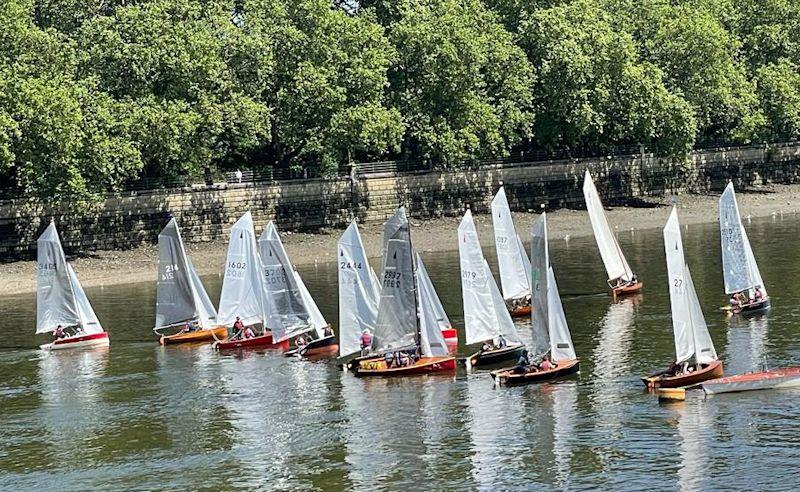 Merlin Rocket Downriver Race at Ranelagh photo copyright Cliodhna O’Flaherty-Mouscadet taken at Ranelagh Sailing Club and featuring the Merlin Rocket class