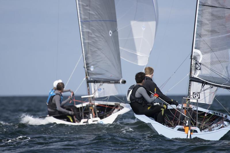 Aspire Merlin Rocket National Championships at East Lothian day 2 photo copyright ELYC taken at East Lothian Yacht Club and featuring the Merlin Rocket class