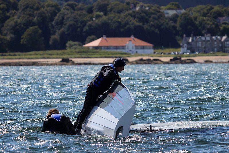 Aspire Merlin Rocket National Championships at East Lothian day 3 photo copyright Steve Fraser / ELYC taken at East Lothian Yacht Club and featuring the Merlin Rocket class