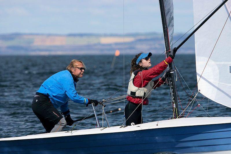 Aspire Merlin Rocket National Championships at East Lothian day 3 photo copyright Steve Fraser / ELYC taken at East Lothian Yacht Club and featuring the Merlin Rocket class