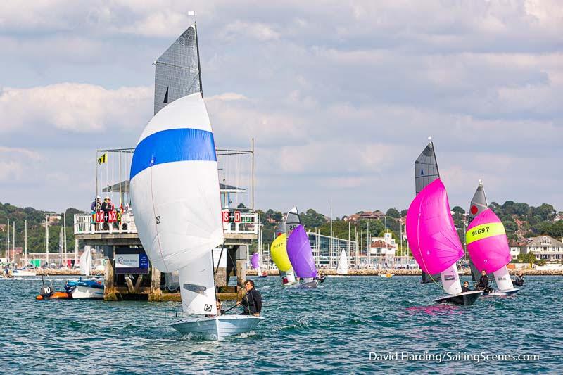 Day 3 of Bournemouth Digital Poole Week photo copyright David Harding / www.sailingscenes.com taken at Parkstone Yacht Club and featuring the Merlin Rocket class