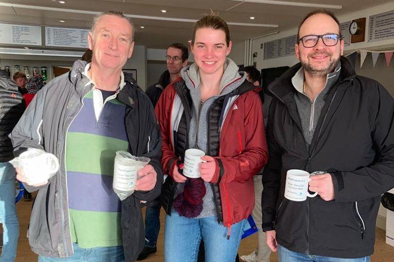 Bronze and Silver Fleet Winners in the Craftinsure Silver Tiller Merlin Rocket open meeting at Brightlingsea photo copyright Pippa Kilsby taken at Brightlingsea Sailing Club and featuring the Merlin Rocket class