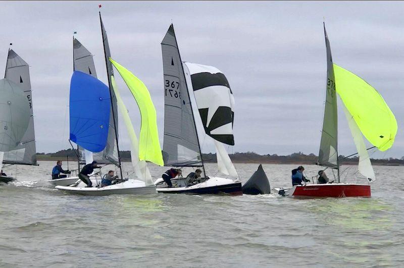 Craftinsure Silver Tiller Merlin Rocket open meeting at Brightlingsea - photo © Jane Somerville