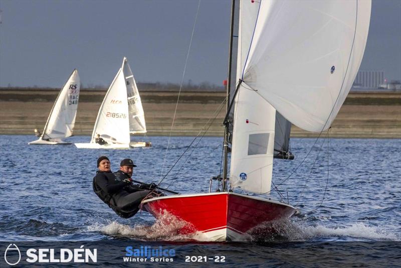 Tom Gillard & Rachael Gray in their Merlin Rocket photo copyright Tim Olin / www.olinphoto.co.uk taken at Datchet Water Sailing Club and featuring the Merlin Rocket class