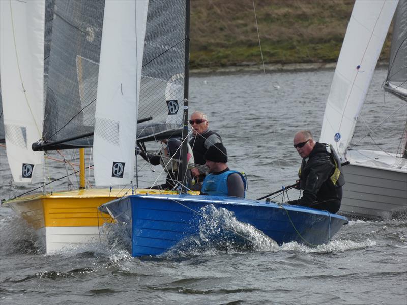 Silve fleet winners Paul & Ben Hollis during the Craftinsure Merlin Rocket Silver Tiller at Shustoke  photo copyright Tracie Padro taken at Shustoke Sailing Club and featuring the Merlin Rocket class