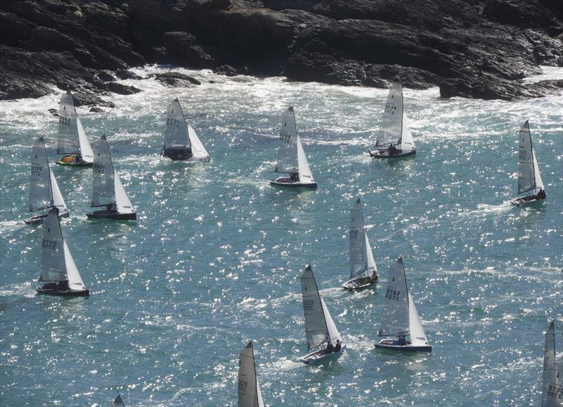 Craftinsure Merlin Rocket Silver Tiller at Salcombe - photo © Margaret Mackley