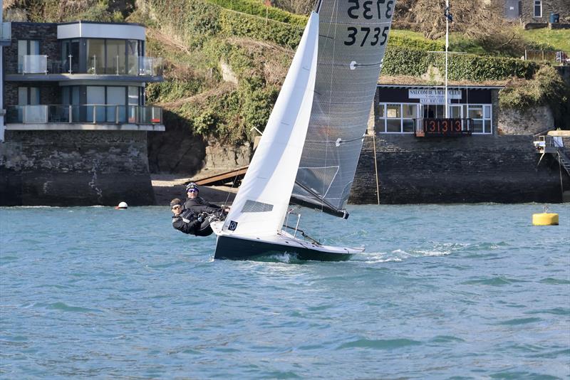 Craftinsure Merlin Rocket Silver Tiller at Salcombe photo copyright Lucy Burn / @syc_sailing_photos taken at Salcombe Yacht Club and featuring the Merlin Rocket class