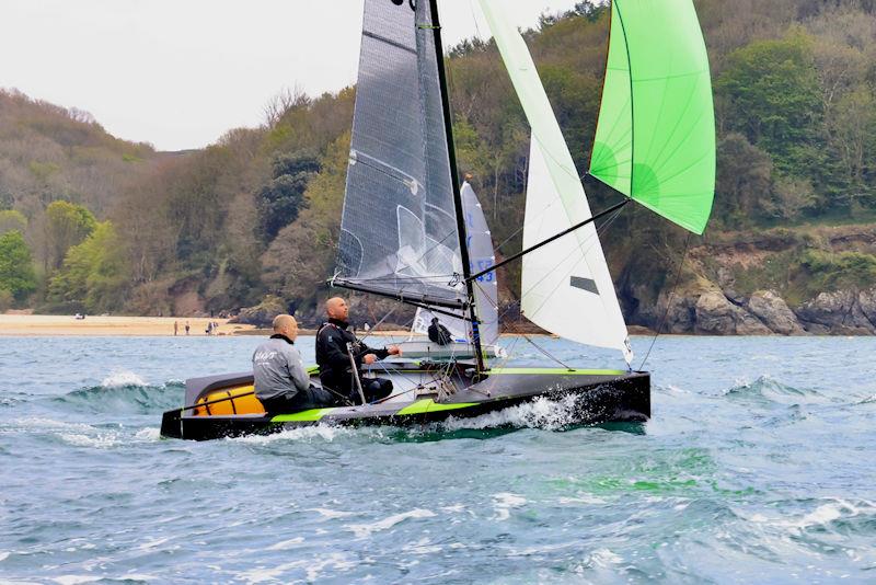 Salcombe YC Sailing Club Series Race 2 photo copyright Lucy Burn taken at Salcombe Yacht Club and featuring the Merlin Rocket class