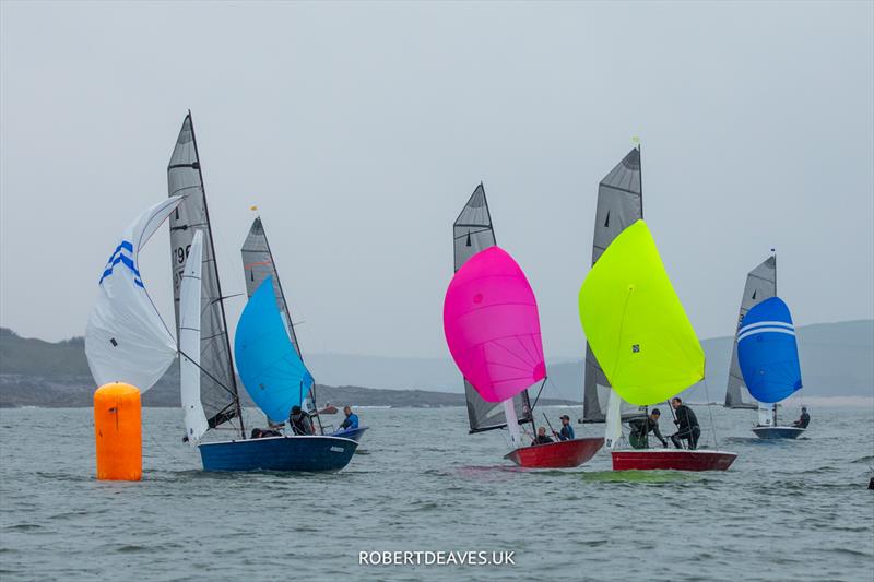 Craftinsure Merlin Rocket Silver Tiller at Rock day 2 photo copyright Robert Deaves / www.robertdeaves.uk taken at Rock Sailing and Waterski Club and featuring the Merlin Rocket class