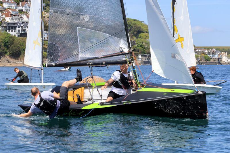 Points for style may be awarded - Salcombe YC Sailing Club Series race 5 photo copyright Lucy Burn taken at Salcombe Yacht Club and featuring the Merlin Rocket class