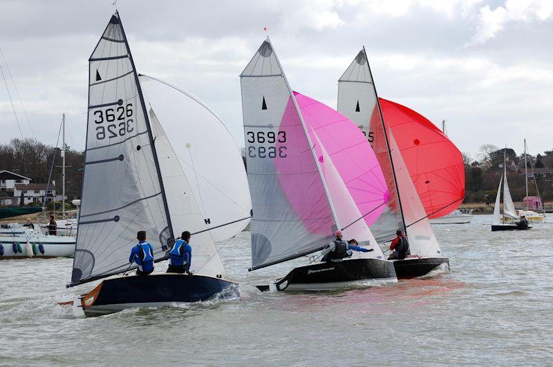 The Hamble Warming Pan offer a great opportunity for spectators on the shore - photo © Dougal Henshall