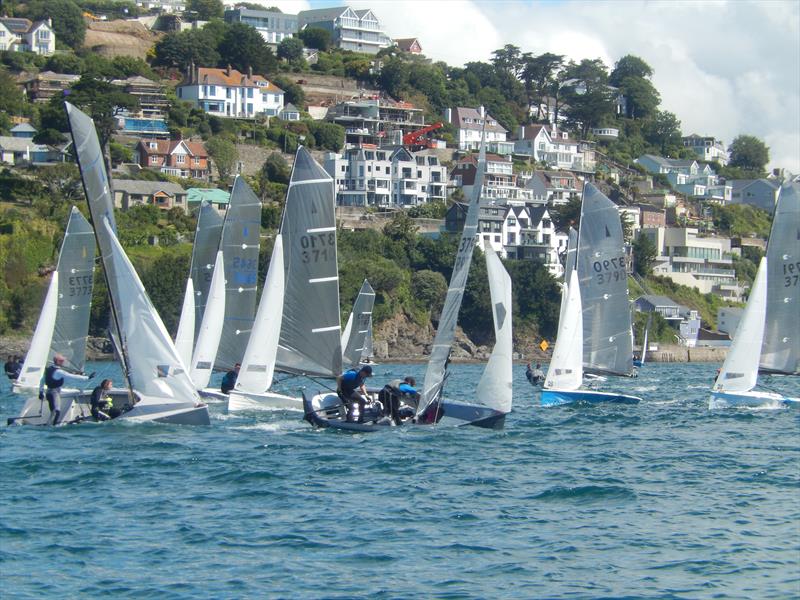 Salcombe Gin Merlin Rocket Week Day 1 - photo © Malcolm Mackley