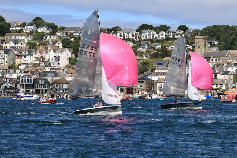 Salcombe Gin Merlin Rocket Week Day 1 photo copyright Lucy Burn taken at Salcombe Yacht Club and featuring the Merlin Rocket class