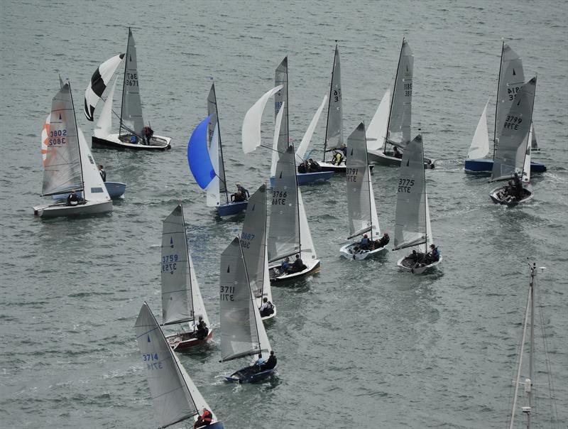 Salcombe Gin Merlin Rocket Week Day 2 afternoon race photo copyright Margaret Mackley taken at Salcombe Yacht Club and featuring the Merlin Rocket class