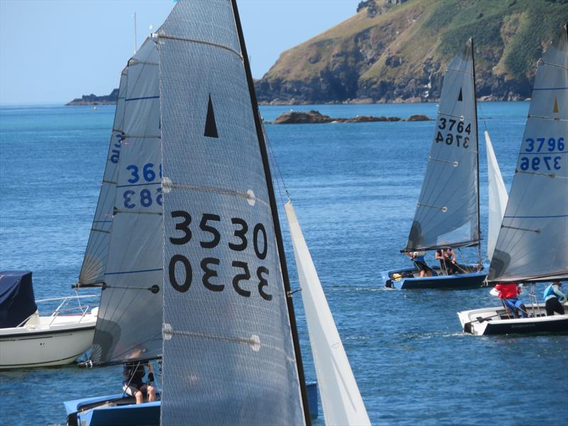 Salcombe Gin Merlin Rocket Week Day 6 Morning Race photo copyright Malcolm Mackley taken at Salcombe Yacht Club and featuring the Merlin Rocket class