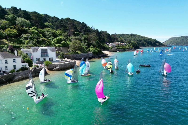 Merlin Rocket Week at Salcombe photo copyright Olly Turner taken at Salcombe Yacht Club and featuring the Merlin Rocket class