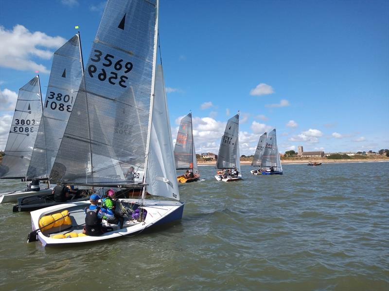 Merlin Rocket Craftinsure Silver Tiller at the Royal Norfolk & Suffolk Yacht Club Newcombe Cup photo copyright Jenny Riley taken at Royal Norfolk & Suffolk Yacht Club and featuring the Merlin Rocket class