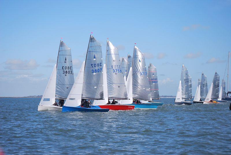 Craftinsure Silver Tiller for Merlin Rockets at Stone photo copyright Alice Crick taken at Stone Sailing Club and featuring the Merlin Rocket class