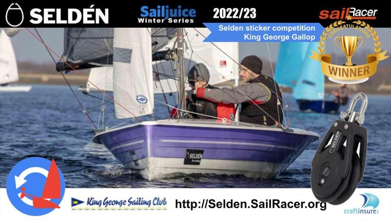 Seldén sticker competition winner photo copyright Tim Olin / www.olinphoto.co.uk taken at King George Sailing Club and featuring the Merlin Rocket class