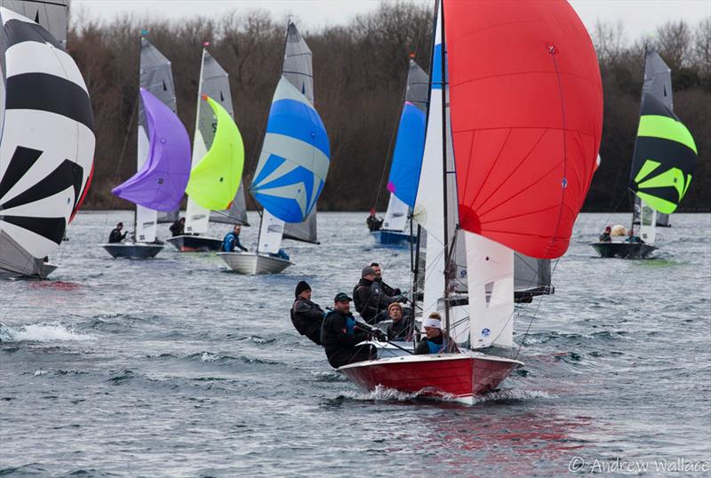 Merlin Rocket Craftinsure Silver Tiller Round 1 at South Cerney - photo © Andrew Wallace