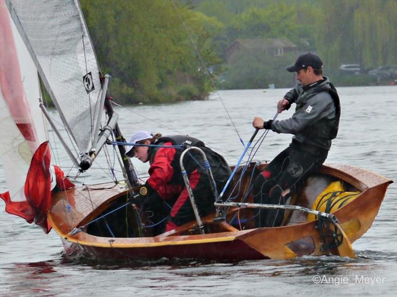 Vintage Merlin Rockets at Fishers Green photo copyright Angie Meyer taken at Fishers Green Sailing Club and featuring the Merlin Rocket class