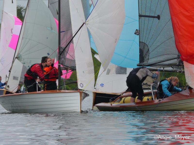 Vintage Merlin Rockets at Fishers Green photo copyright Angie Meyer taken at Fishers Green Sailing Club and featuring the Merlin Rocket class