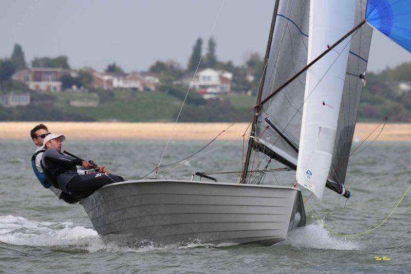 Craftinsure Silver Tiller Merlin Rocket open meeting at Brightlingsea - photo © Tim Bees