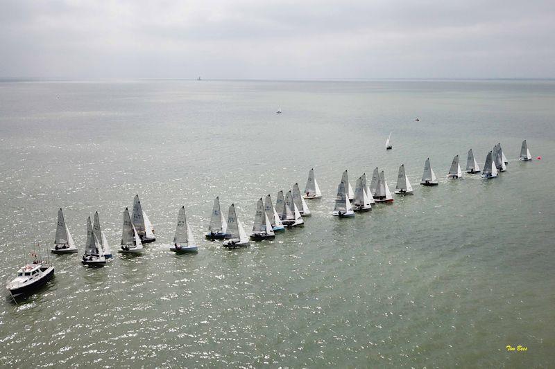 Craftinsure Silver Tiller Merlin Rocket open meeting at Brightlingsea - photo © Tim Bees