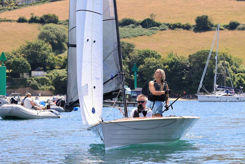 Merlin Rocket Youth representative Freya Lillywhite sailing in after a day on the water at Salcombe Merlin Rocket Week photo copyright Lucy Burn taken at Salcombe Yacht Club and featuring the Merlin Rocket class