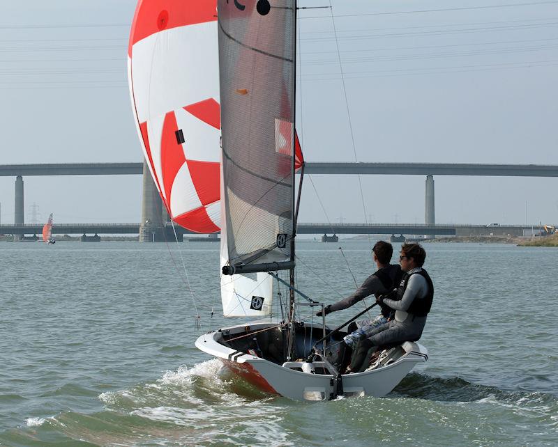 IOSSC Round the Isle of Sheppey Race 2023 photo copyright Nick Champion / www.championmarinephotography.co.uk taken at Isle of Sheppey Sailing Club and featuring the Merlin Rocket class