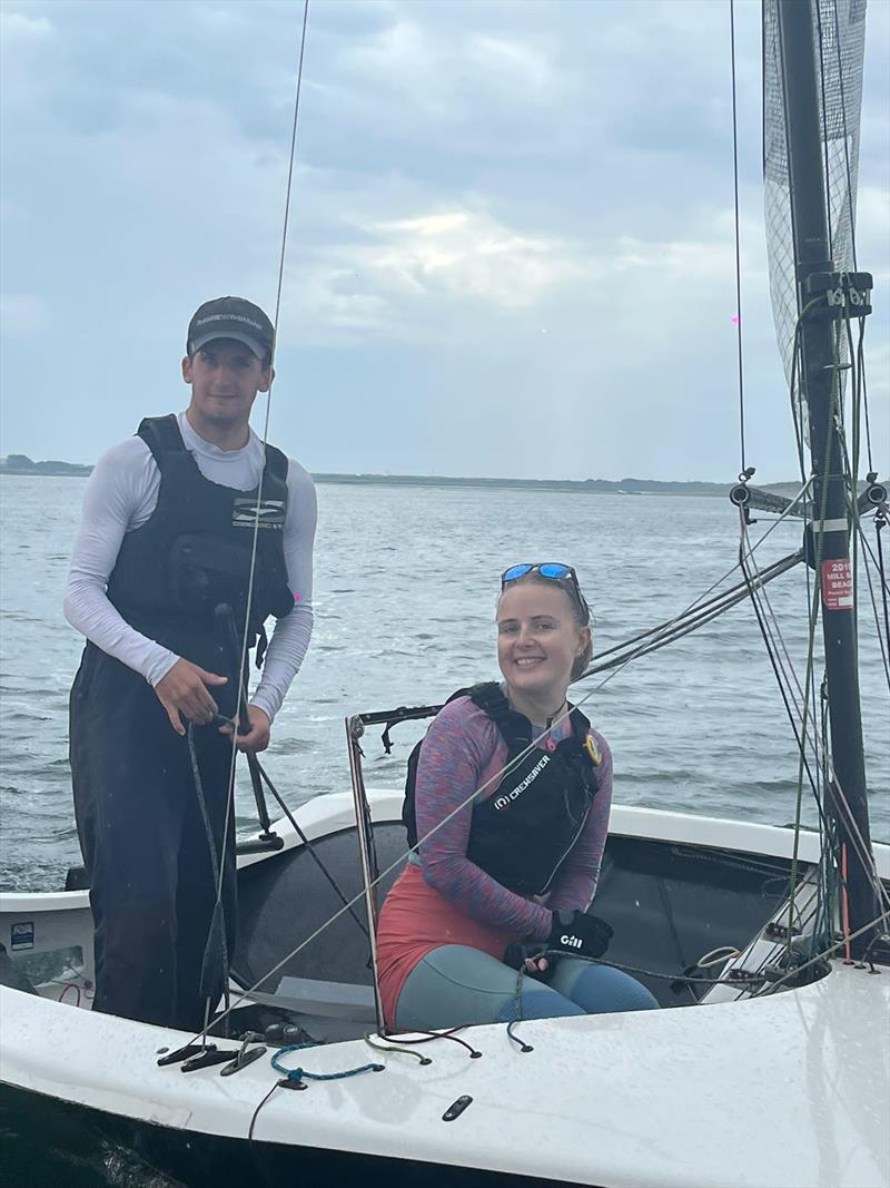 Merlin Rocket Youth Nationals 2023 at Itchenor photo copyright Freya Lillywhite taken at Itchenor Sailing Club and featuring the Merlin Rocket class