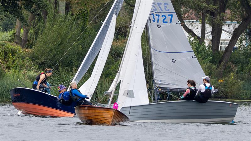 Upper Thames Merlin Rocket Weekend: Allen South East series on Sunday photo copyright Tony Ketley taken at Upper Thames Sailing Club and featuring the Merlin Rocket class