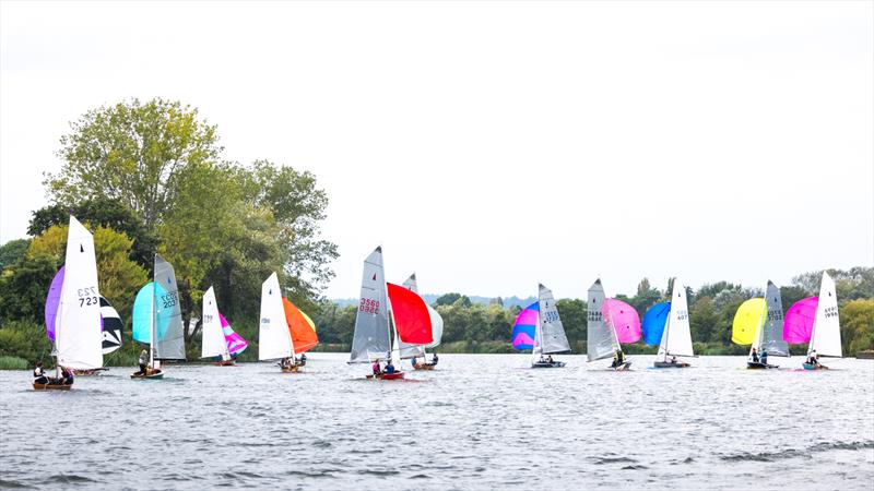 Upper Thames Merlin Rocket Weekend: Allen South East series on Sunday photo copyright Tony Ketley taken at Upper Thames Sailing Club and featuring the Merlin Rocket class