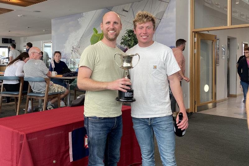 Christian Birrell and Arran Holman win the Merlin Rocket South West Series event at Parkstone photo copyright Louisa Archer taken at Parkstone Yacht Club and featuring the Merlin Rocket class