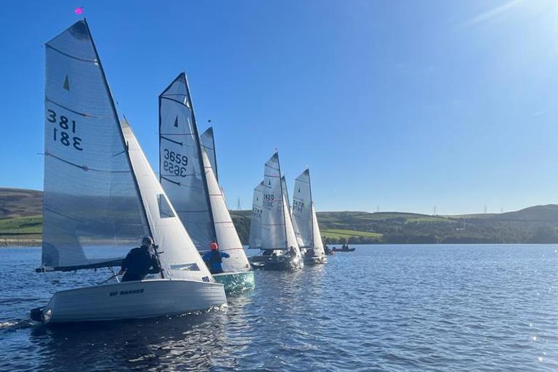 Merlin Rocket Felucca Trophy at Hollingworth Lake photo copyright David Winder taken at Hollingworth Lake Sailing Club and featuring the Merlin Rocket class