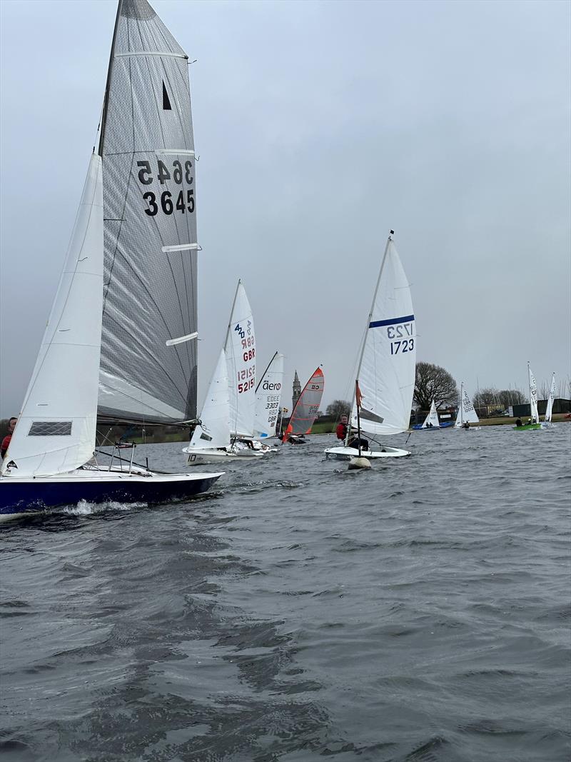 Alton Water Frostbite Series Day 1 photo copyright Archie Hainsworth taken at Alton Water Sports Centre and featuring the Merlin Rocket class